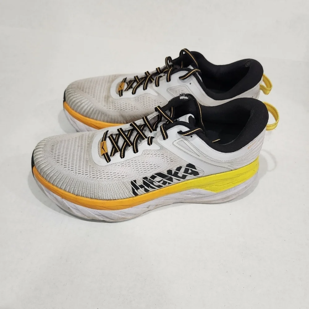 Hoka One One Bondi 7 1110530-NCRY Men's Size 11 2E gray